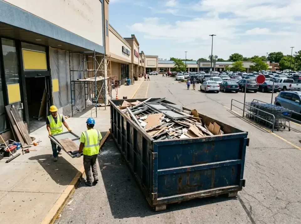 retail-store-renovation-debris-003 — frequently asked questions, Roll-off Dumpster Rentals in Meadow Oaks, FL